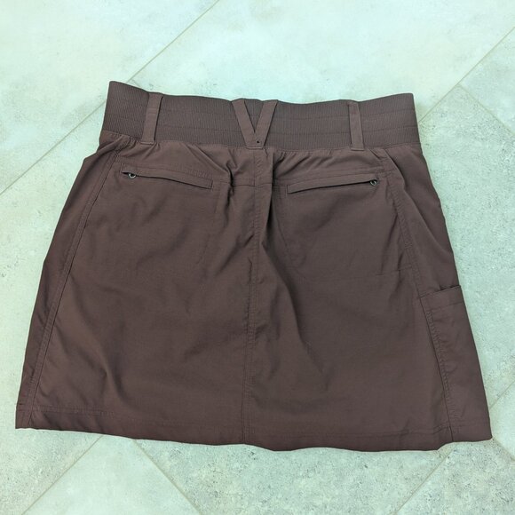 Title Nine Clamber Skort, Coffee - Picture 3 of 10